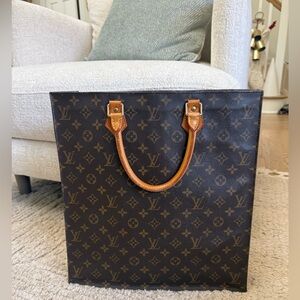 Louis Vuitton Vintage Brown Monogram Square Tote